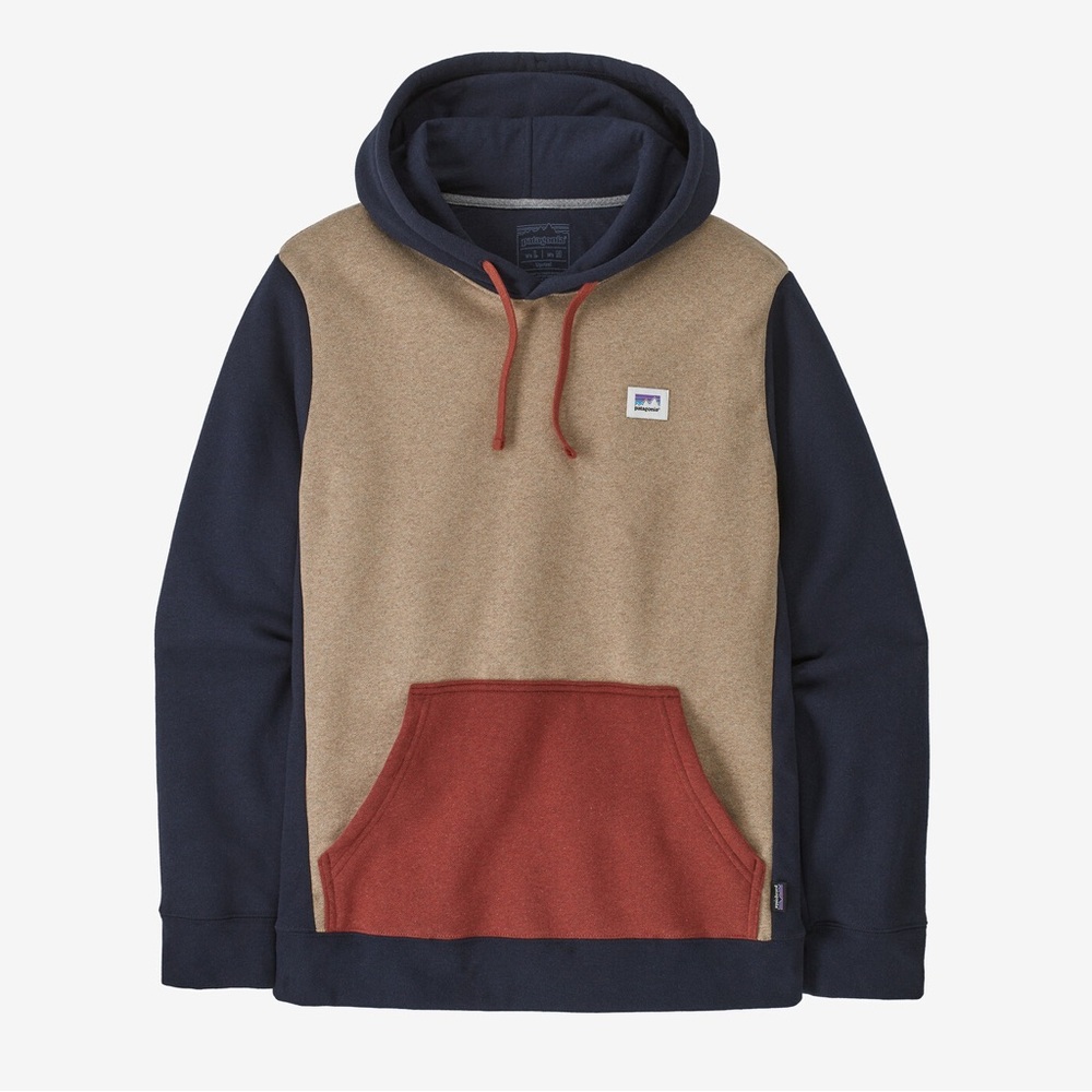 NWT Patagonia color block hoodie - grayling brown
